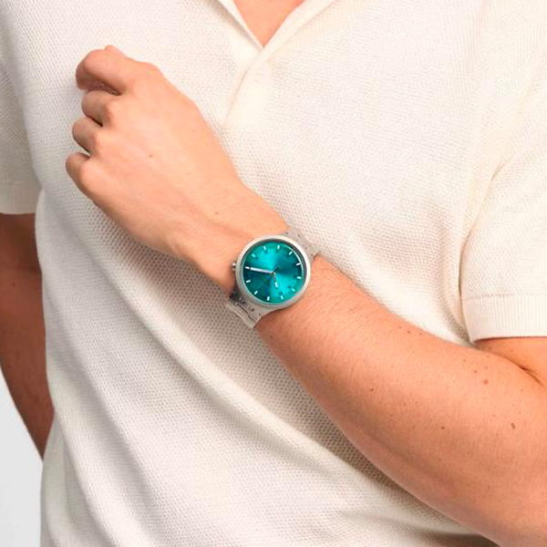 SWATCH AQUA SHIMMER SB07S100G Armbanduhr