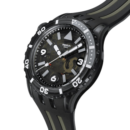 SWATCH BLACK SEA NETTLE SSCU09B100 Armbanduhr Schwarz ansicht-2
