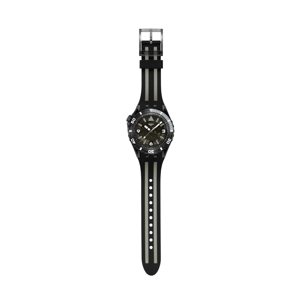 SWATCH BLACK SEA NETTLE SSCU09B100 Armbanduhr Schwarz