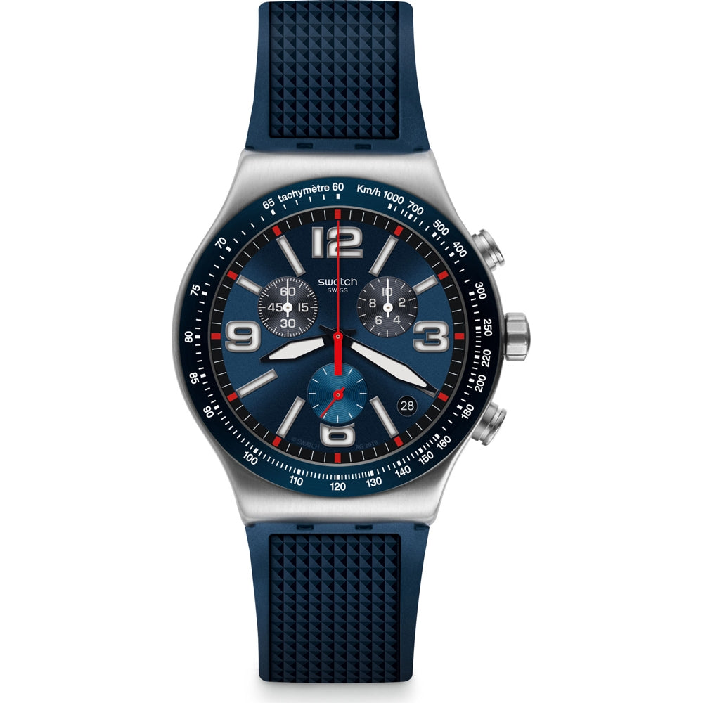 SWATCH BLUE GRID YVS454 Armbanduhr Blau ansicht-2