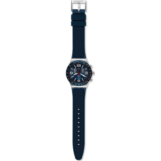 SWATCH BLUE GRID YVS454 Armbanduhr Blau