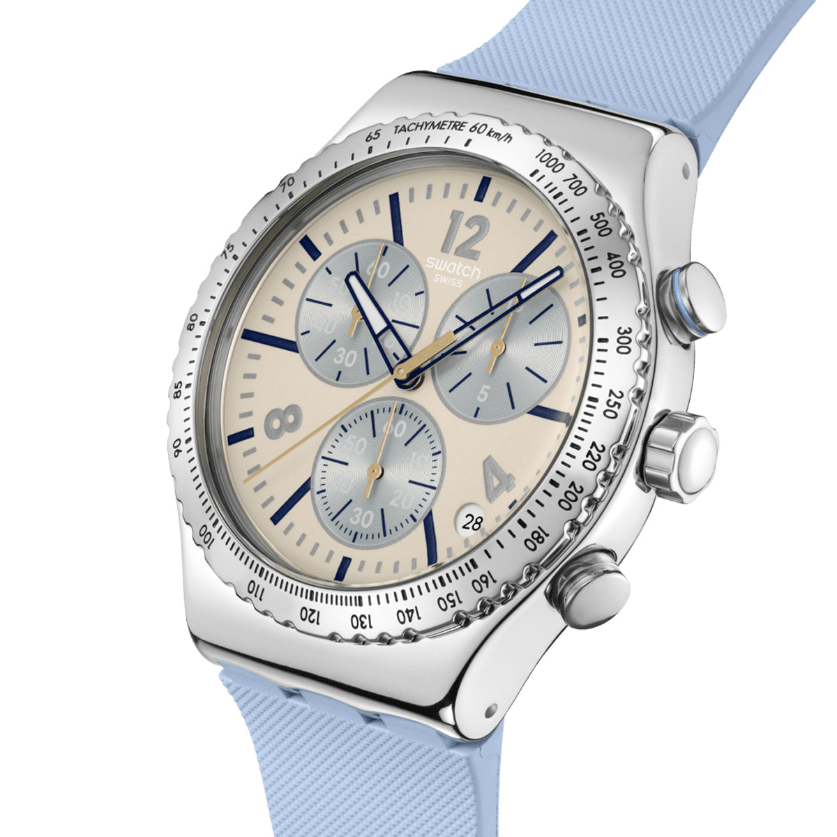 SWATCH BLUESHIFT GLOW YVS536 Armbanduhr Blau ansicht-2