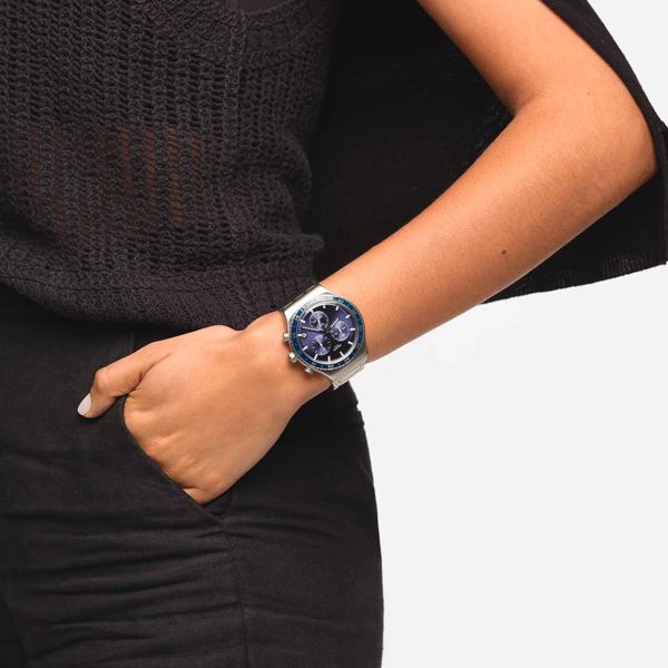 SWATCH COBALT LAGOON YVS496G Armbanduhr 43 mm ansicht-2