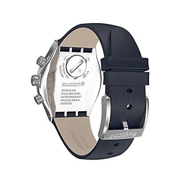 SWATCH DARKMEBLUE YVS460 Armbanduhr 43 mm Blau ansicht-2