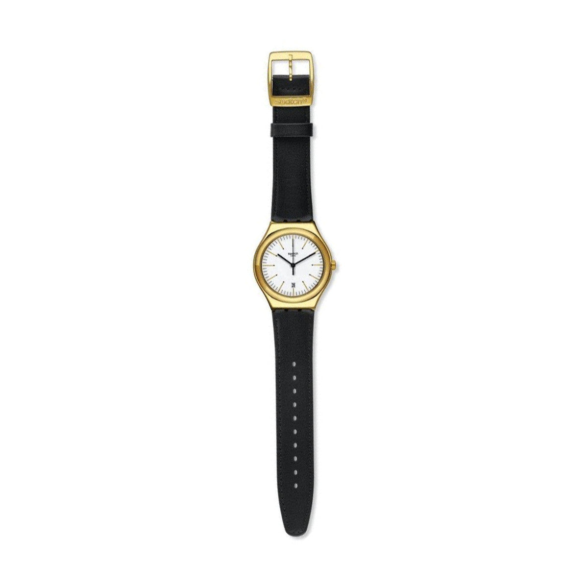 SWATCH EDGY TIME YWG404 Only Time Armbanduhr 42 mm Gold