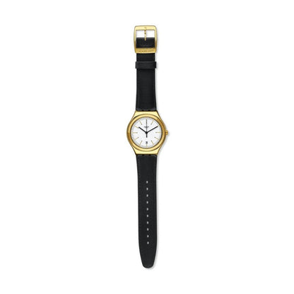 SWATCH EDGY TIME YWG404 Only Time Armbanduhr 42 mm Gold
