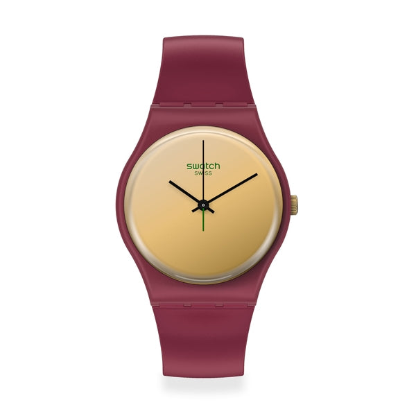 SWATCH GOLDENSHIJIAN SO28R102 Armbanduhr 34 mm Gold ansicht-3