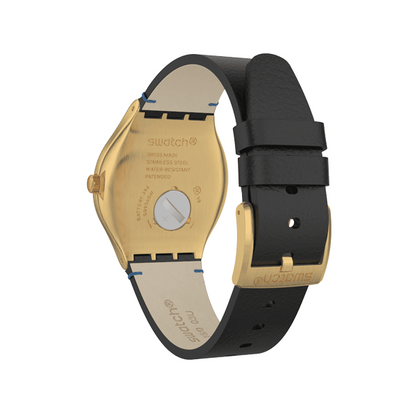SWATCH HAPPY JOE GOLDEN YWG408 Armbanduhr 41 mm Gold ansicht-3