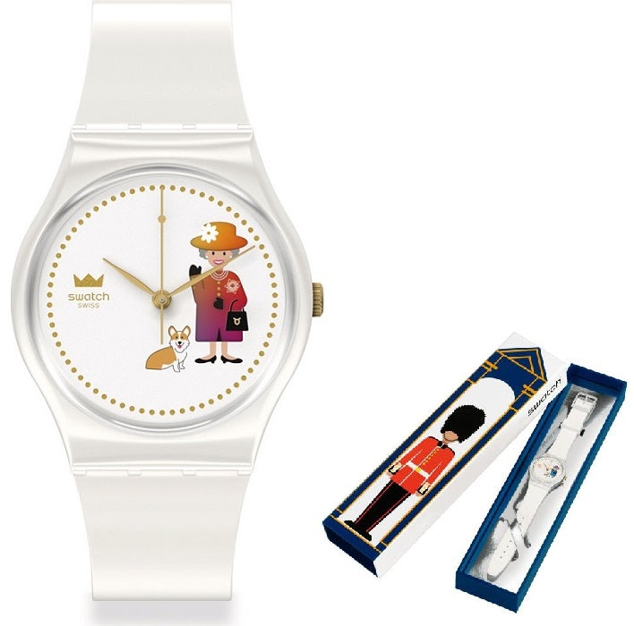 SWATCH HOW MAJESTIC GZ711 Only Time Armbanduhr 34 mm ansicht-3