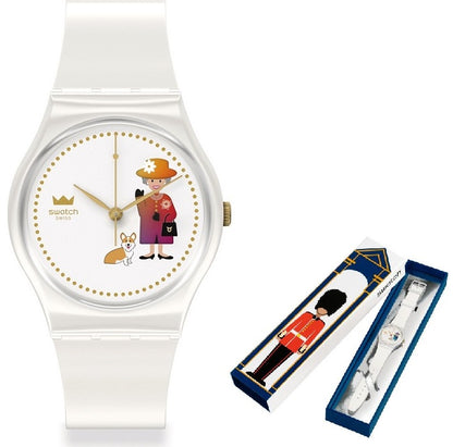 SWATCH HOW MAJESTIC GZ711 Only Time Armbanduhr 34 mm