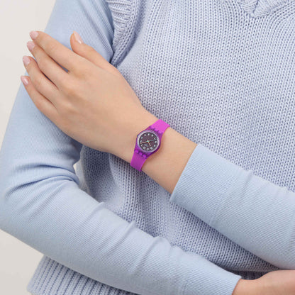 SWATCH MAGENTA WEAVE LV122 Armbanduhr ansicht-3