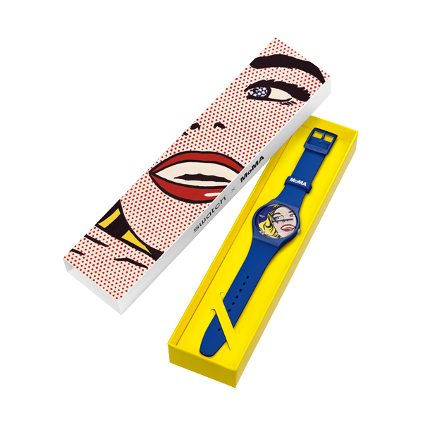 SWATCH Mod. GIRL BY ROY LICHTENSTEIN, THE WATCH SUOZ352 Armbanduhr 41 mm ansicht-3