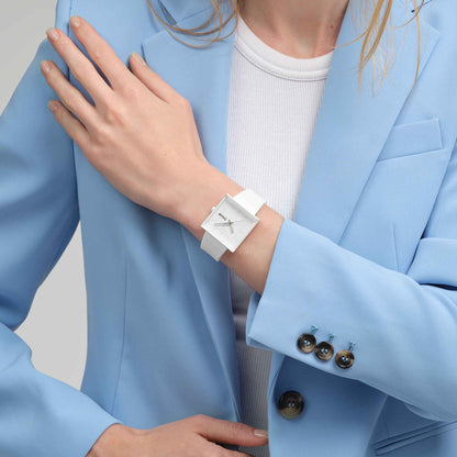 SWATCH Mod. WHAT IF…ALLWHITE? SO34W700 Armbanduhr Weiss ansicht-3