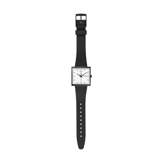 SWATCH Mod. WHAT IF…BLACK? SO34B700 Armbanduhr 42 mm Schwarz