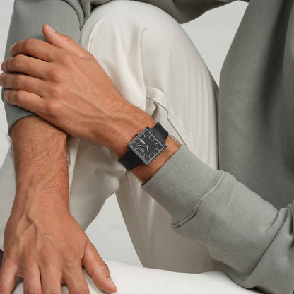 SWATCH Mod. WHAT IF…BLACKAGAIN? SO34B701 Armbanduhr Schwarz ansicht-3