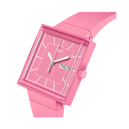 SWATCH Mod. WHAT IF…ROSE? SO34P700 Armbanduhr ansicht-2