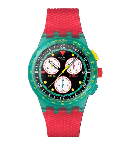 SWATCH NEON EMERALD CHRONO SUSG409 Armbanduhr ansicht-3