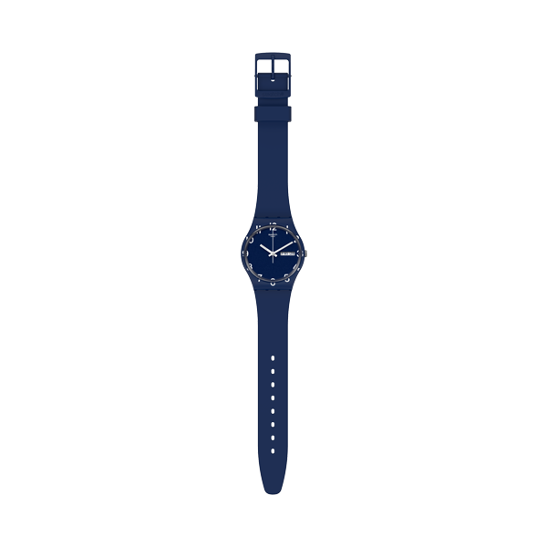 SWATCH OVER BLUE GN726 Day & Date Armbanduhr 34 mm Blau