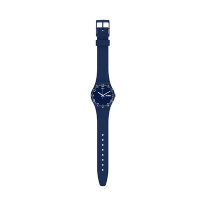 SWATCH OVER BLUE GN726 Day & Date Armbanduhr 34 mm Blau