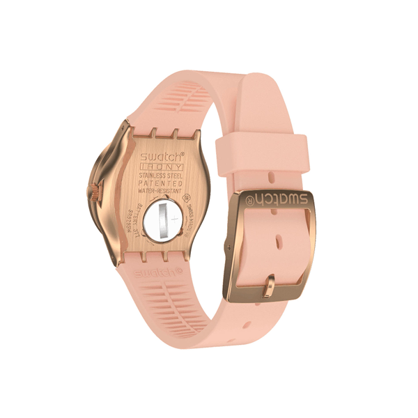 SWATCH PINK CONFUSION YLG140 Armbanduhr 33 mm Rosa ansicht-3