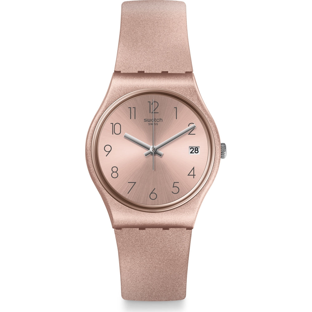 SWATCH PINKBAYA GP403 Date Armbanduhr 34 mm Rosa ansicht-2
