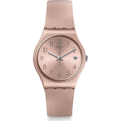 SWATCH PINKBAYA GP403 Date Armbanduhr 34 mm Rosa ansicht-2