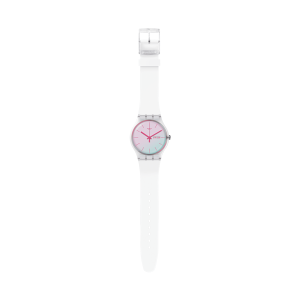 SWATCH POLAWHITE SO29K704-S14 Armbanduhr 41 mm Weiss