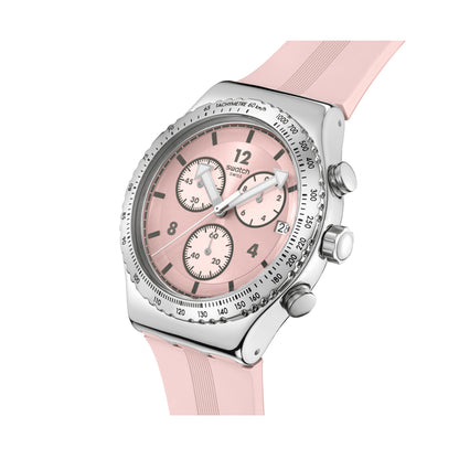 SWATCH POPPINGLY PINK YVS532 Armbanduhr Rosa ansicht-2