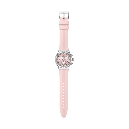 SWATCH POPPINGLY PINK YVS532 Armbanduhr Rosa