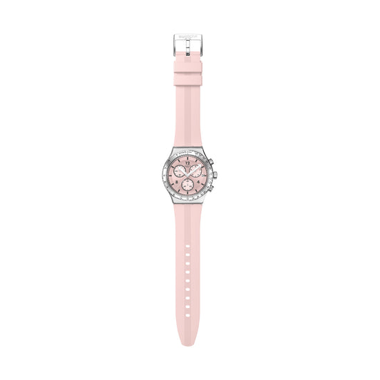 SWATCH POPPINGLY PINK YVS532 Armbanduhr Rosa