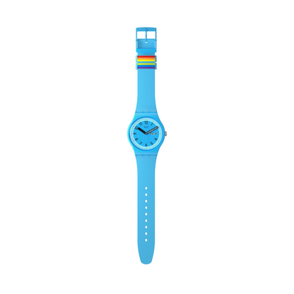 SWATCH PROUDLY BLUE SO29S702 Armbanduhr 41 mm Blau