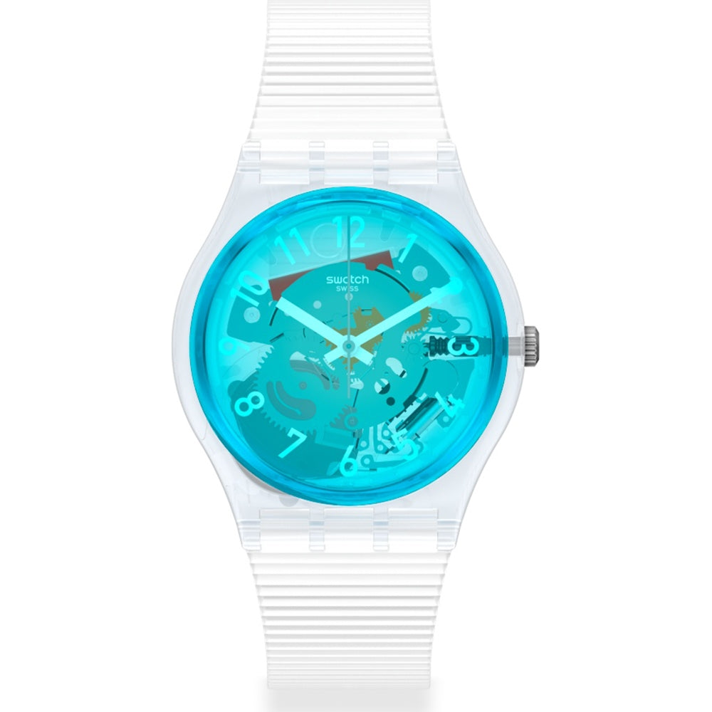 SWATCH RETRO-BIANCO GW215 Only Time Armbanduhr 34 mm