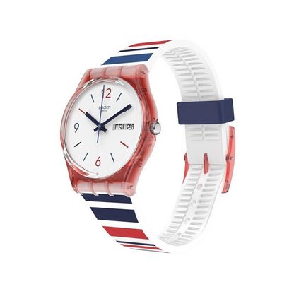 SWATCH SEA BARCODE GR712 Day & Date Armbanduhr 34 mm