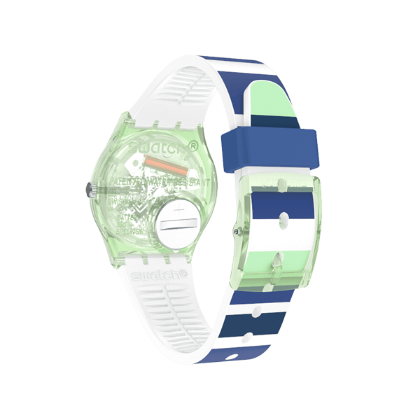 SWATCH SKY ZEBRA GG711 Day & Date Armbanduhr 34 mm ansicht-3
