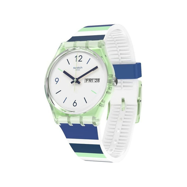SWATCH SKY ZEBRA GG711 Day & Date Armbanduhr 34 mm