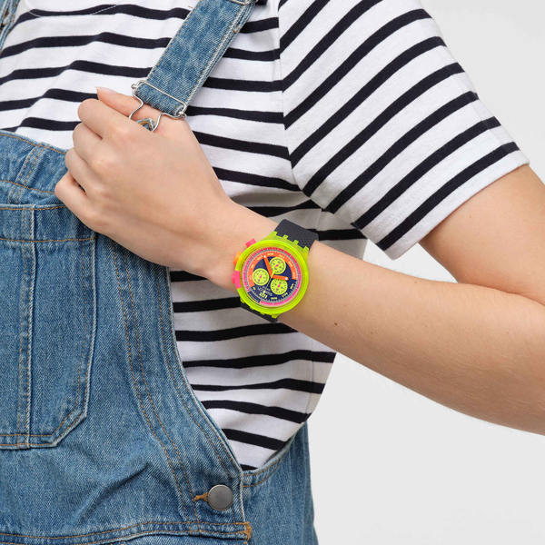 SWATCH SWATCH NEON TO THE MAX SB06J100 Armbanduhr ansicht-2