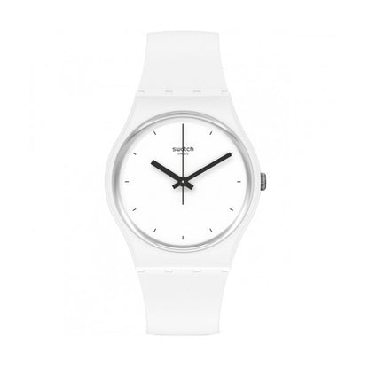 SWATCH THINK TIME WHITE SO31W100 Armbanduhr Weiss ansicht-3