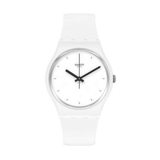 SWATCH THINK TIME WHITE Quarzuhr SO31W100 Weiss – Produktansicht