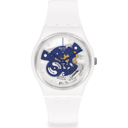 SWATCH TIME TO BLUE SMALL SO31W103 Armbanduhr Blau
