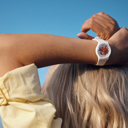 SWATCH TIME TO RED SMALL SO31W104 Armbanduhr Rot ansicht-3