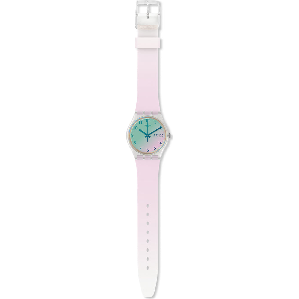 SWATCH ULTRAROSE GE714 Day & Date Armbanduhr 34 mm