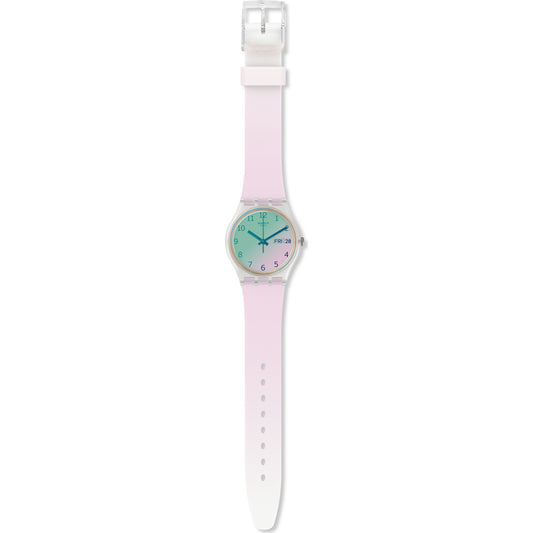 SWATCH ULTRAROSE GE714 Day & Date Armbanduhr 34 mm