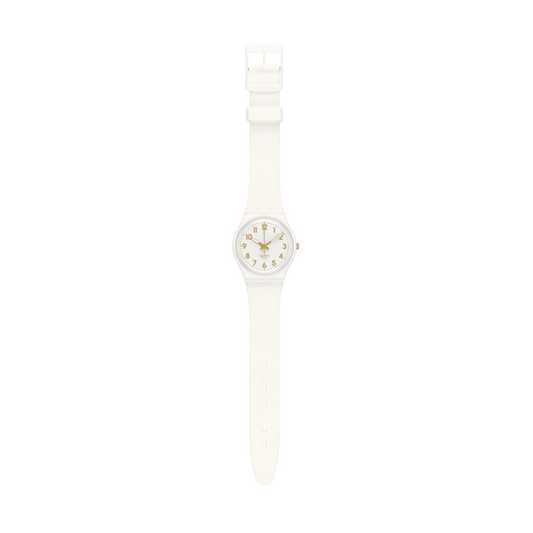 SWATCH WHITE BISHOP SO28W106-S14 Armbanduhr 34 mm Weiss