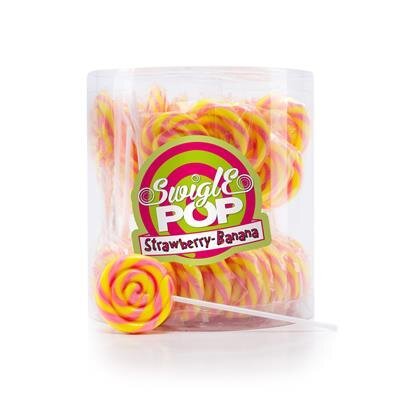 Swigle Pop Mini Strawberry Banana 50x12g - Candyshop.ch