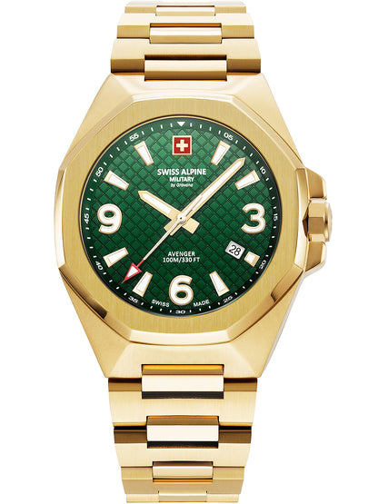 SWISS ALPINE MILITARY 7005-1114 Analoguhr Armbanduhr 46 mm