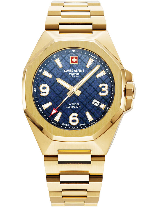 SWISS ALPINE MILITARY 7005-1115 Analoguhr Armbanduhr 46 mm