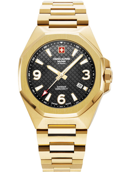 SWISS ALPINE MILITARY 7005-1117 Analoguhr Armbanduhr 46 mm
