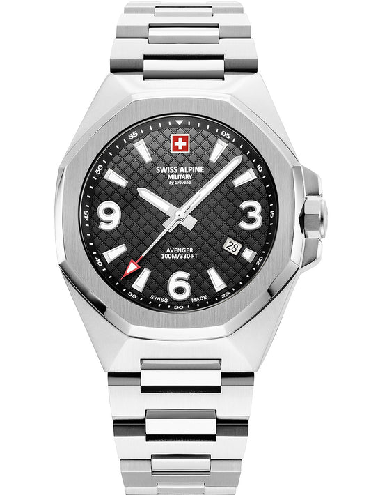 SWISS ALPINE MILITARY 7005-1137 Analoguhr Armbanduhr 46 mm