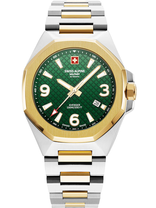 SWISS ALPINE MILITARY 7005-1144 Analoguhr Armbanduhr 46 mm