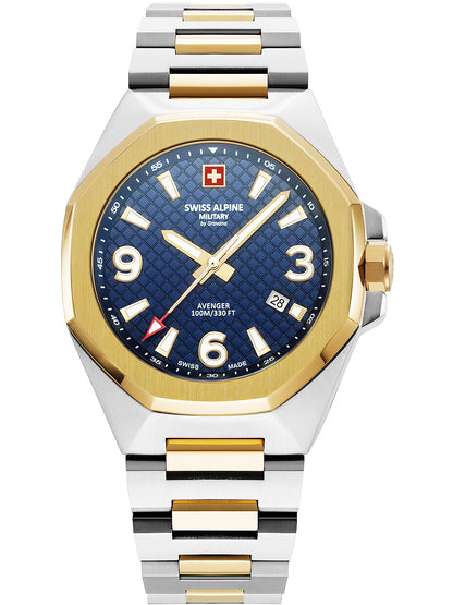 SWISS ALPINE MILITARY 7005-1145 Analoguhr Armbanduhr 46 mm
